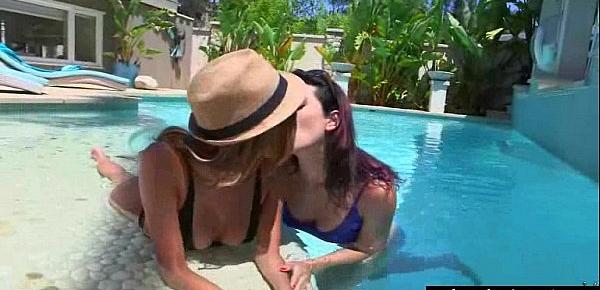  (Chloe Amour & Raven Rockette) Naughty Lesbian Girls In Hot Sex Scene Act video-09